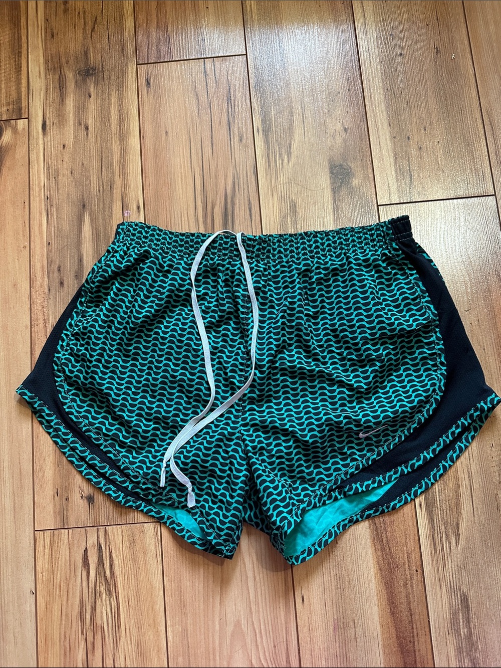 Nike Teal Wave Women's Athletic Shorts with Drawstring